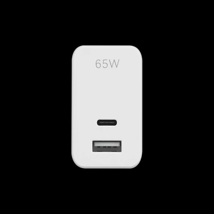 Rapoo Pa65 GaN 65 Watts USB Type-C +USB Wall Charger