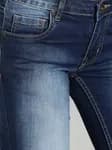 Blue Skinny Fit Mid-Rise Jeans For Women