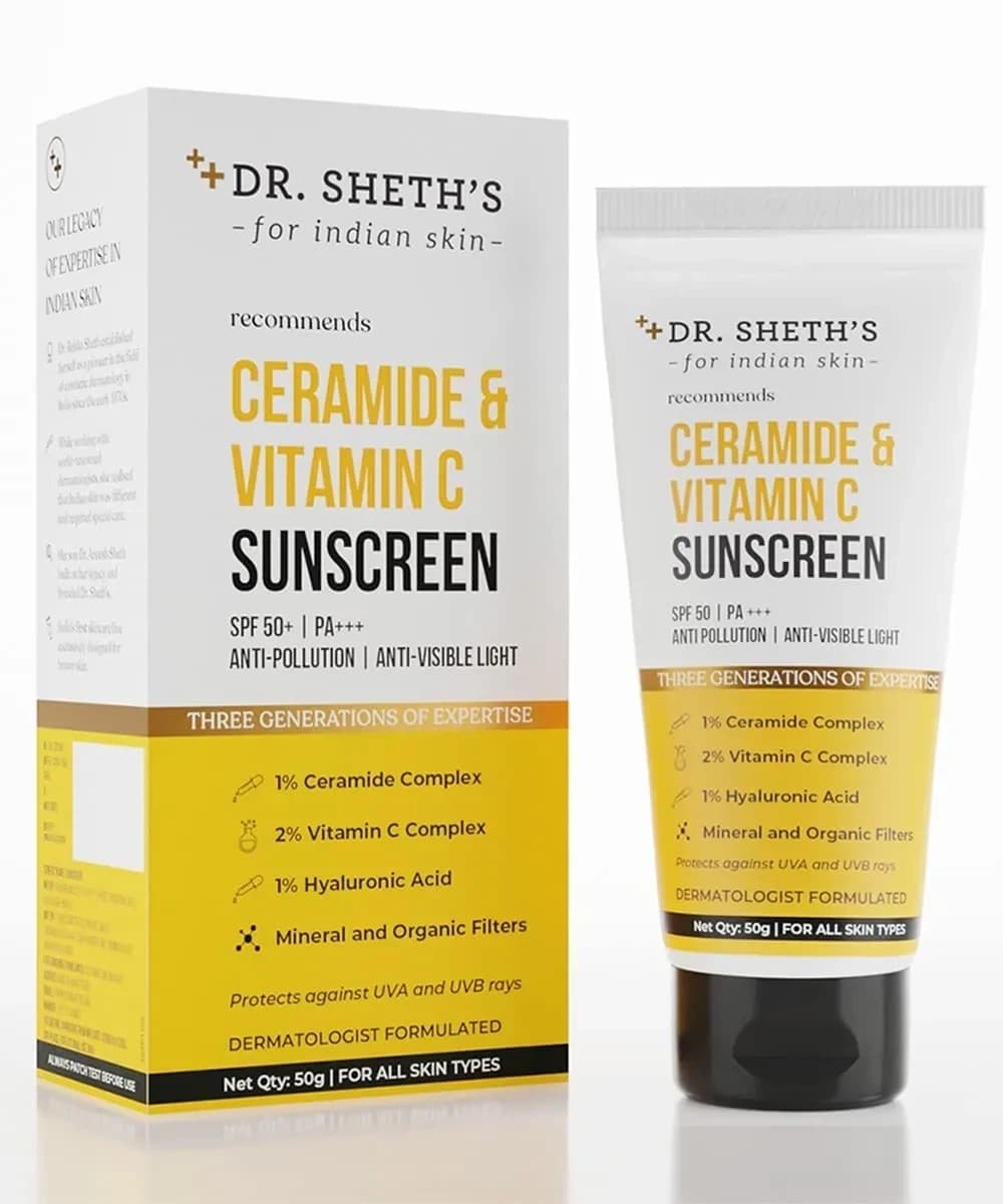 Dr. Sheth's Ceramide & Vitamin C Sunscreen 50g