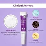 The Derma Co Snail Peptide 96 Under Eye Repair Cream with Snail Mucin & Peptide Complex For Dark Circles & Puffiness - 15 g