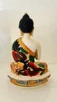 5.5” Abhaya Mudra Buddha Statue–Intricate Dragon Carvings –Protection & Serenity