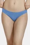 Zivame (Pack of 3) Bikini Low Rise Anti-Microbial Panty For Women - Blue Pacific Grey