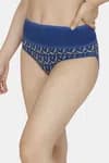 Zivame (Pack of 2) Tummy Tucker Hipster High Rise Anti-Microbial Panty For Women - Dragon Pt Cabbage