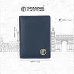 Hammonds Flycatcher Blue Unisex Genuine Leather Card Holder - Purse | Wallet For Men And Women | Card Holder