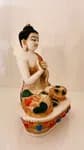 5.5” Abhaya Mudra Buddha Statue–Intricate Dragon Carvings –Protection & Serenity