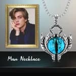 Devil Eye Pendant Necklace for Men/Boys - Stainless Steel