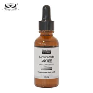 ​Pretty Cowry 100% Natural Nicotinamide Face Serum - 30ml | Brightening & Dark Spot Removal | With Vitamin C & Hyaluronic Acid | Professional Skin Care