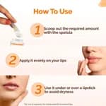 Mamaearth Vitamin C Moisture Therapy Lip Balm SPF 50 with Vitamin C & Honey for Lip Lightening - 15 g