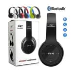 P47 Wireless Bluetooth Over-Ear Headphones with Mic | Foldable and Rechargeable | High Fidelity Sound