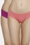 Zivame (Pack of 2) Hipster Full Rise Anti-Microbial Panty For Women - Tea Rose