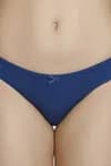 Zivame (Pack of 3) Bikini Low Rise Anti-Microbial Panty For Women - Purple Blue Navy