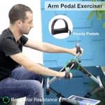 Pedo Cycle | Steel Foldable Mini Floor Foot Pedal Exerciser Cycle, Exercise Bike (Digital Display, Ready-to-Use, Black | Pack of 1