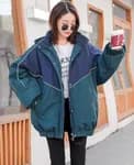 Jacket Oversized Cotton Hoodies For Ladies by Kabs