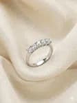 Adjustable Faux Diamond Nose Hoop