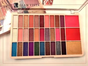 GLAM VISTA Gkam Vista Professional Makeup Eyeshadow Blusher And Highlighter Pallette