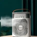 Portable Air Conditioner Usb Desktop Cooler Conditioning Humidifier Mini Cooling Fan Color May Vary