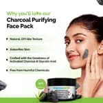 Mamaearth Charcoal Purifying Face Pack with Activated Charcoal & Glycolic Acid for Skin Detoxification - 200g