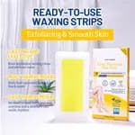 DISAAR BEAUTY Hair Removal Wax Strip Ready To Use At Home Armpit Leg Arm Bikini Area Natural Plant Extract Soothing Soft Skin 20PCS