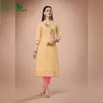 FuLoo's Rosy Designer Handloom South Cotton Kurti Only For Women #112