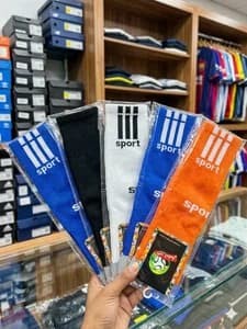 Sport Long Athletic Socks Pack - Breathable Cotton Crew Socks for Football, Cricket, Gym & Running 1Pair