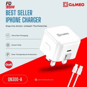 Cameo QN300-A 35W Type C to Lightning Charger