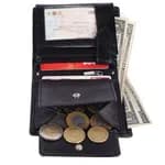 Hammonds Flycatcher Black Genuine Leather Wallet For Men