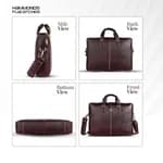 Hammonds Flycatcher Unisex Genuine Leather Bag - Messenger Leather Bags | Laptop Bags For Men And Women |