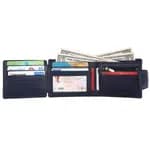 Hammonds Flycatcher Blue Genuine Leather Wallet For Men