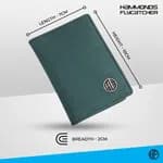 Hammonds Flycatcher Green Unisex Genuine Leather Card Holder