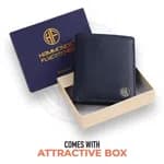 Hammonds Flycatcher Genuine Leather Blue Wallet For Men