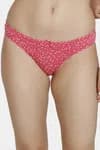 Zivame (Pack of 3) Bikini Low Rise Anti-Microbial Panty For Women - Fruit Blue Mykonos