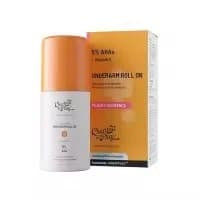 Chemist at Play UnderArm Roll-On with 5% AHA| Lactic & Mandelic Acid|Prevents Odour, Brightens Skin & Exfoliates Underarm | For Sensitive Skin | Peach Fragrance | Alcohol & Aluminium Free | 1.35 fl oz
