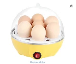 Portable Mini Egg Boiler / Egg Steamer / Egg Cooker ( 7 Eggs ) BOS