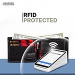 Hammonds Flycatcher RFID Protected Genuine Leather Black Wallet For Men ( HF 592 BLK)