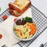 Deli Borosilicated Microwave Safe Glass Bowl 630ml