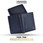 Hammonds Flycatcher Genuine Leather Blue Wallet For Men