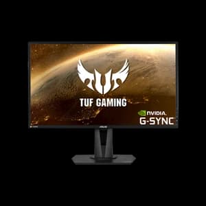 TUF Gaming VG27AQ HDR G-SYNC Compatible Gaming Monitor ?27 inch WQHD (2560x1440), IPS, 165Hz (above 144Hz), Extreme Low Motion Blur Sync G-SYNC Compatible, Adaptive-Sync, 1ms (MPRT)