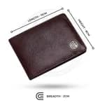 Hammonds Flycatcher RFID Protected Brown Genuine Leather Wallet for Men
