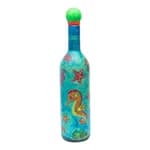 Sea Horse Printed Handmade Craft Bottle For Decoration