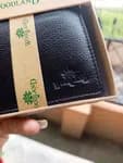 Woodland Men\'s Luxury Leather Wallet Combo Set - Premium Bifold Fashion Purse with Box