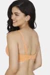 Zivame Padded Non Wired 3/4th Coverage T-Shirt Bra - Cantaloupe
