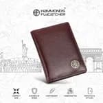 Hammonds Flycatcher Brown Unisex Genuine Leather Card Holder