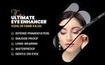MARS Kohl of Fame Up to 12 Hours Stay Retractable Kajal | Smudgeproof and Waterproof | Long Lasting (0.35g) (Black)