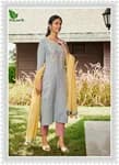 FuLooS Simi Cotton Embroidered Kurtis with Pants and Chunni #01