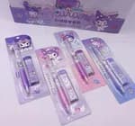 Sanrio Kuromi 0.5mm Mechanical Pencil Set with HB Lead Refill & Case for Students