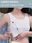 Elastic Chest Binder Women Transgender Tomboy FTM Side Hook Tank Top Breathable Cotton,