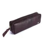 Hammonds Flycatcher Genuine Leather Brown Utility Pouch pencil case