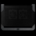 Notepal U2 PLUS V2, Cable Manger, 2in1 Case, 2 x Moveable Fan, Metal + Fabric
