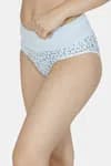 Zivame (Pack of 2) Bikini Low Rise Anti-Microbial Panty For Women - Water Blue