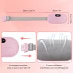 Portable Wireless Menstrual Heating Pad - 4-Speed Vibration & Fast Heating Relief Belt for Period Cramps